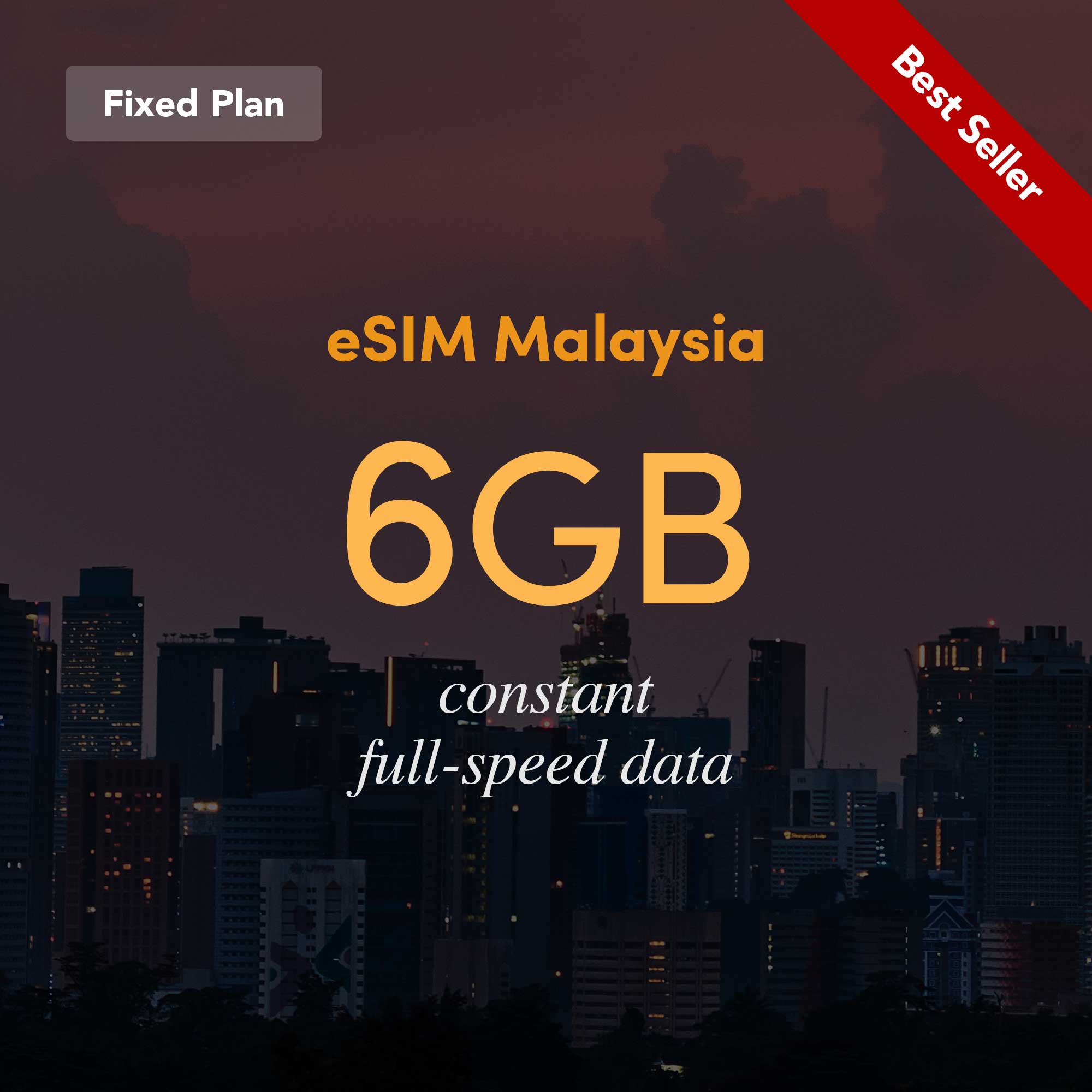 eSIM Malaysia Fixed Plan 6GB
