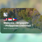 eSIM Malaysia-Singapore-Philippines Unlimited